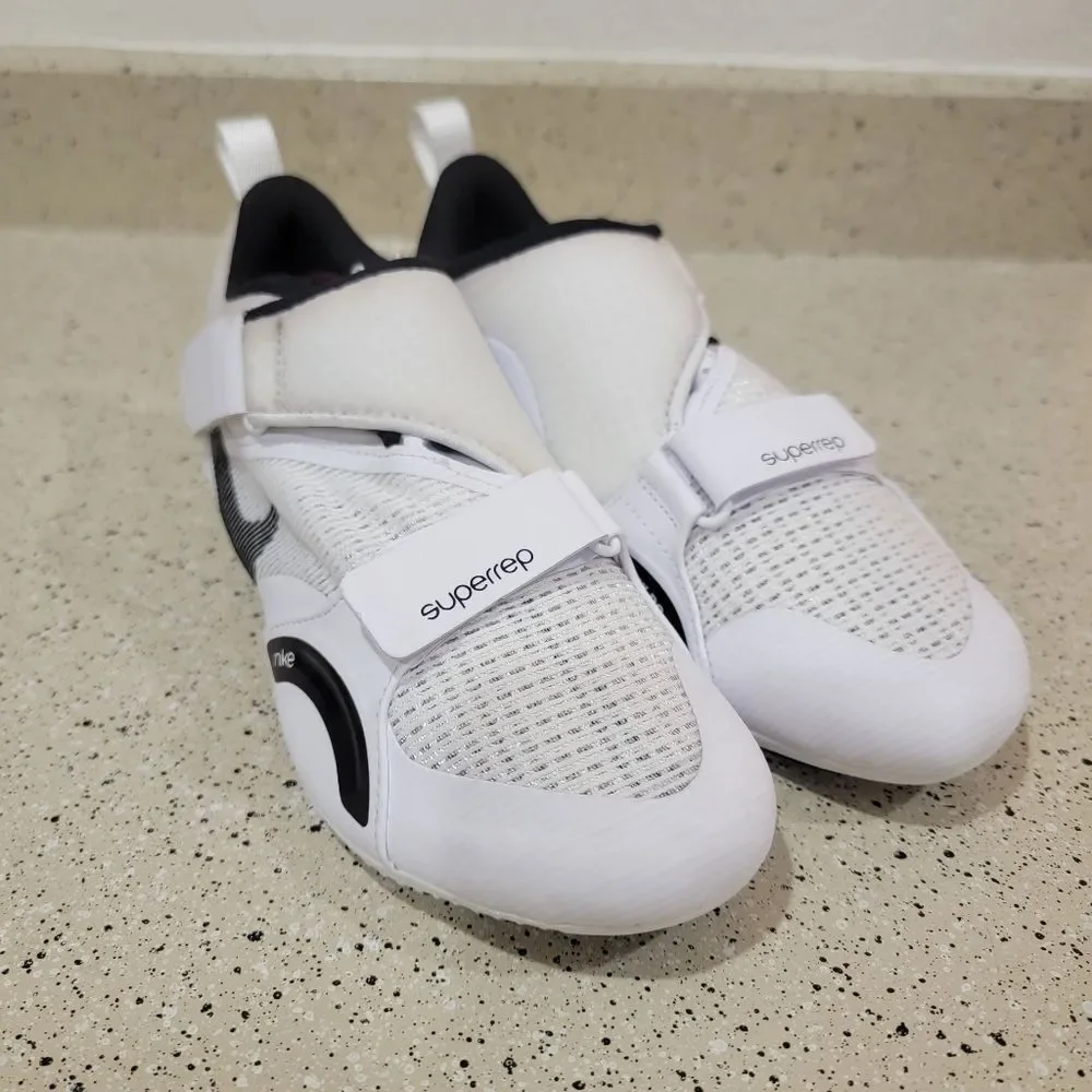 New Women's Nike Superrep Cycle Bike Riding Shoes White CJ0775-100 - W 7.5 - Picture 2 of 10